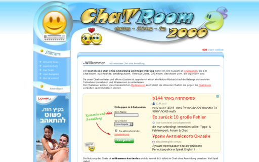 chatroom2000.de - Online-Chat kostenlose Chat-freundliche Diskussion
